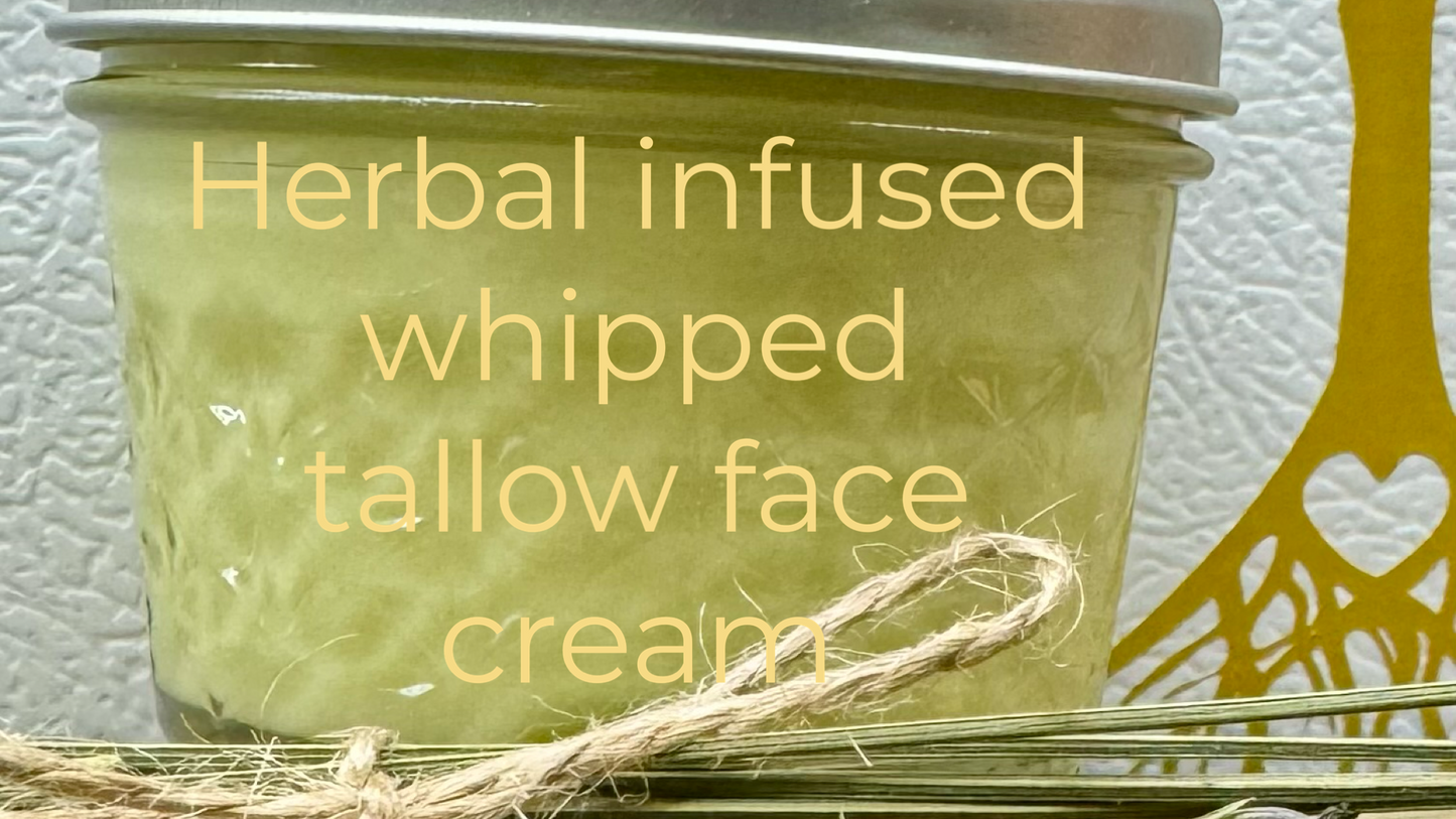 Herbal Infused Whipped Tallow 4 oz. jar