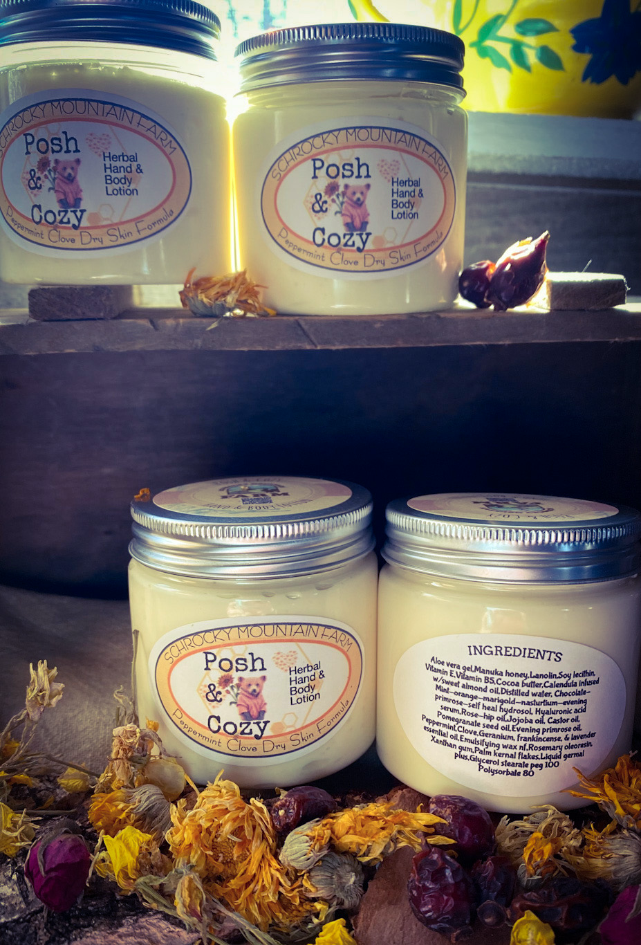 Posh & Cozy Hand and Body Lotion 6 oz. Jar