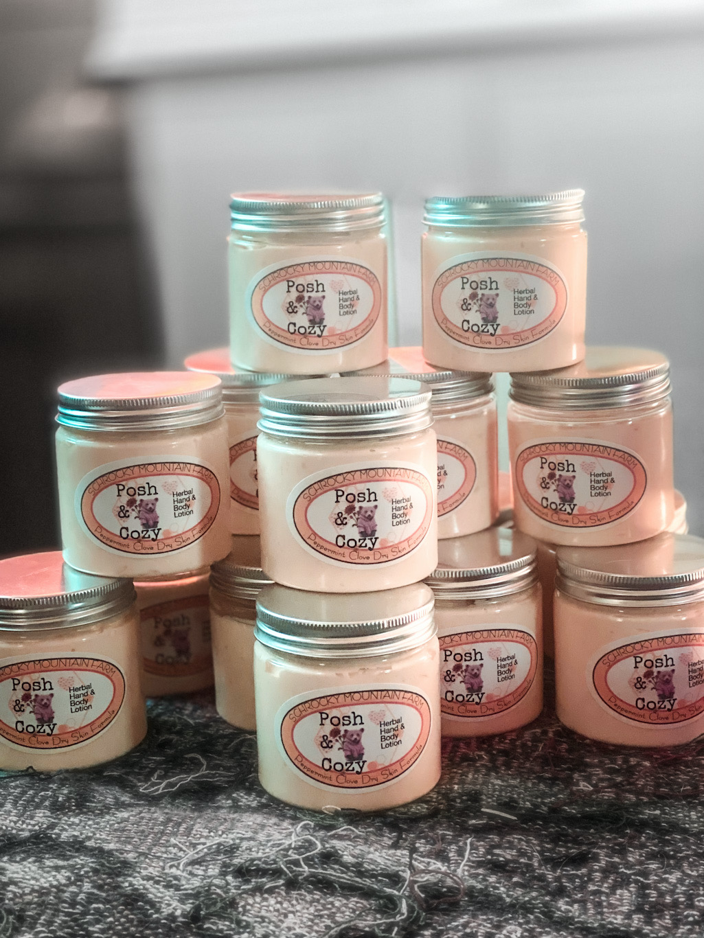 Posh & Cozy Hand and Body Lotion 6 oz. Jar